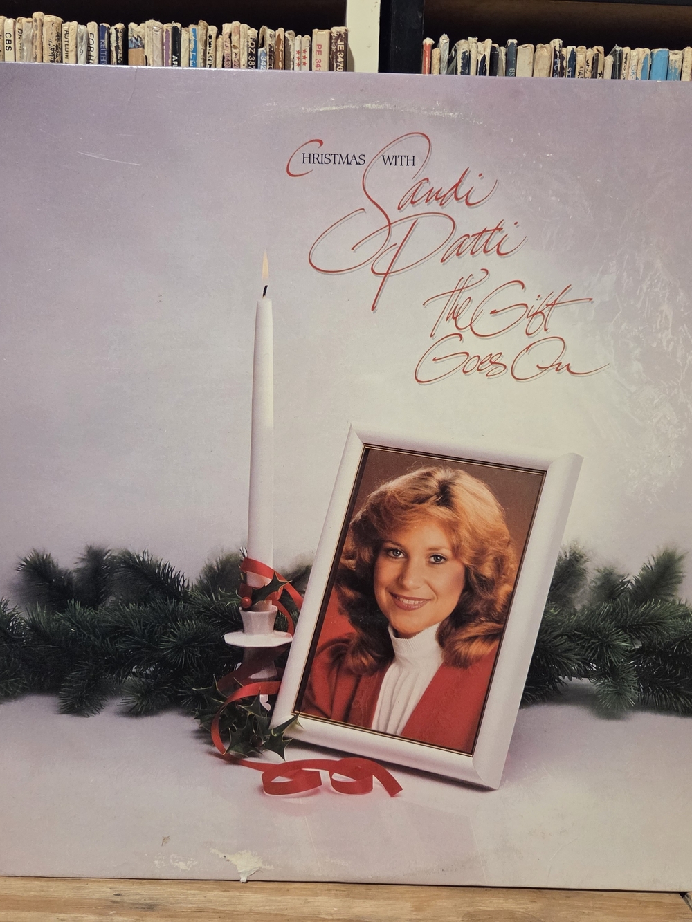 Christmas with Sandi Patti "The Gift Goes On" vintage vinyl